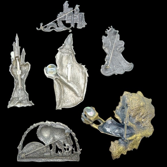 Vintage Six Piece JJ Jonette & AJC Mythical Brooch Lot/Collection - Picture 4 of 16